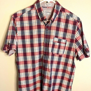 7 Diamonds Men’s Button‎ Down Short Sleeve Shirt